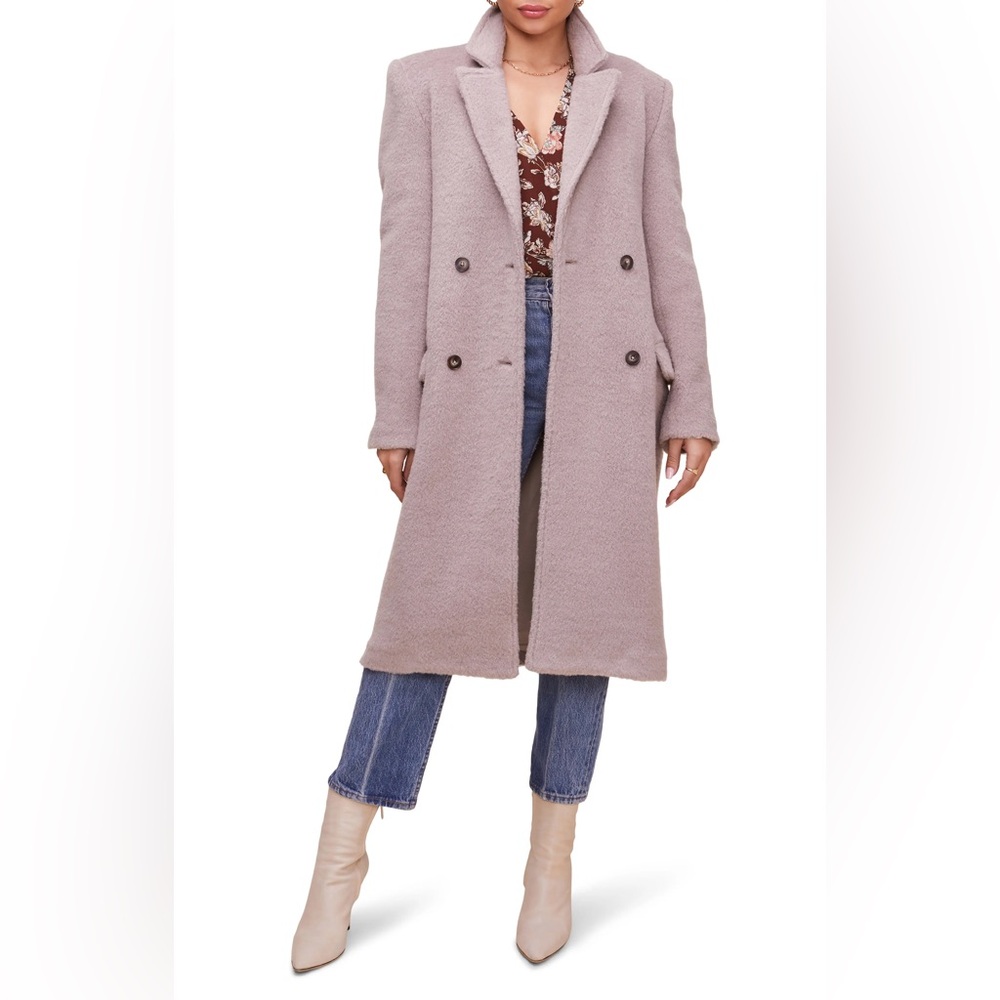 Astr Women's Cream Teddy Jacket